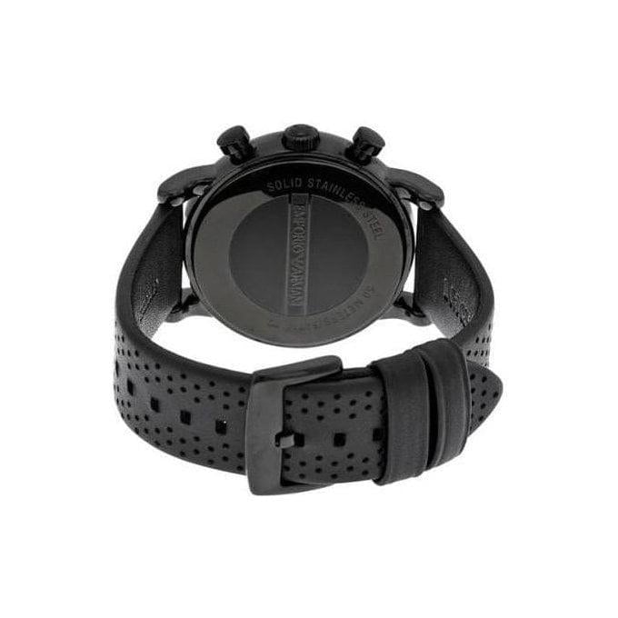 Emporio Armani AR1737 Men s Black Chronograph Watch from WatchPilot