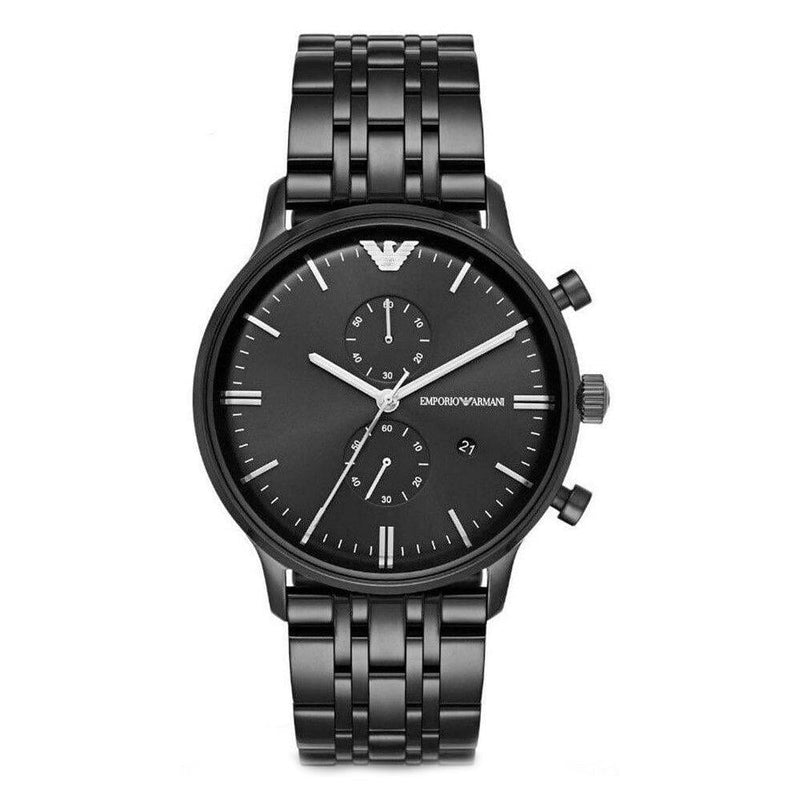 Chronograph Watch - Emporio Armani AR1934 Men's Black Chronograph Watch