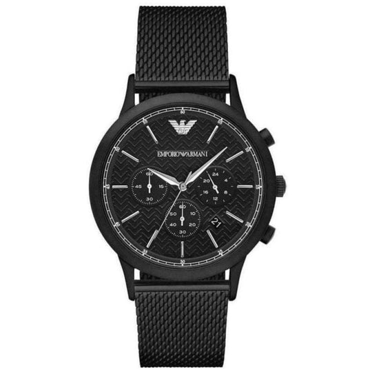 Emporio Armani AR2498 Men's Chronograph Watch Black PVD