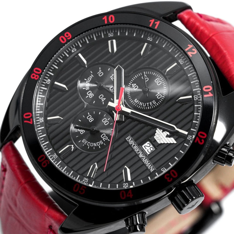 Chronograph Watch - Emporio Armani AR5918 Men's Sportivo Chronograph Watch Black
