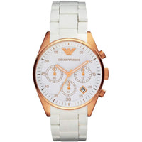 Chronograph Watch - Emporio Armani AR5920 Ladies Rose Gold ChronographWatch