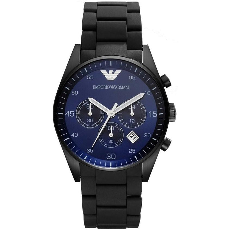 Chronograph Watch - Emporio Armani AR5921 Men's Black Chronograph Watch