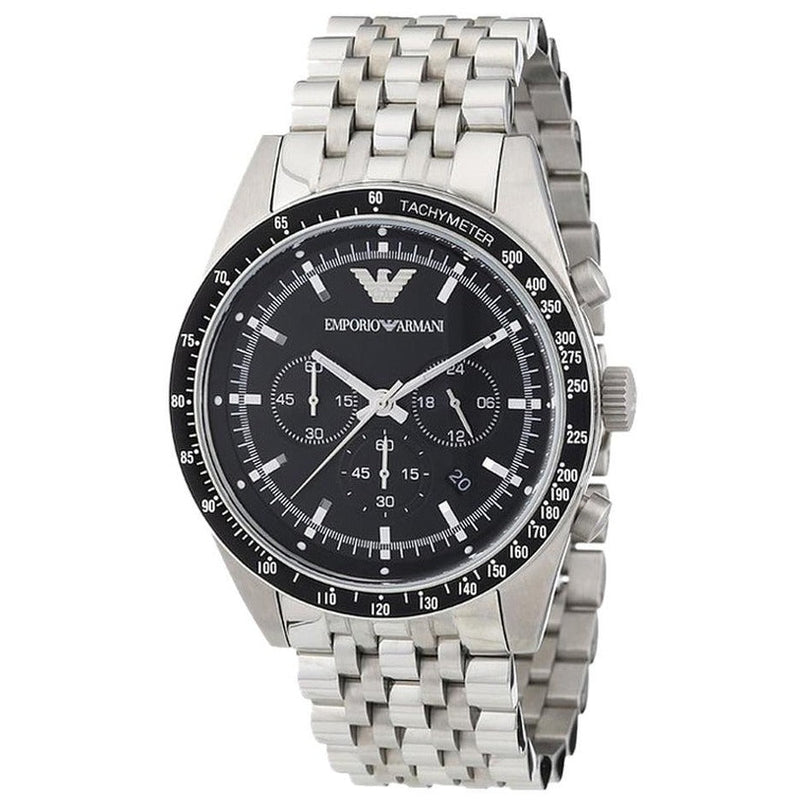 Chronograph Watch - Emporio Armani AR5988 Men's Tazio Chronograph Steel Watch