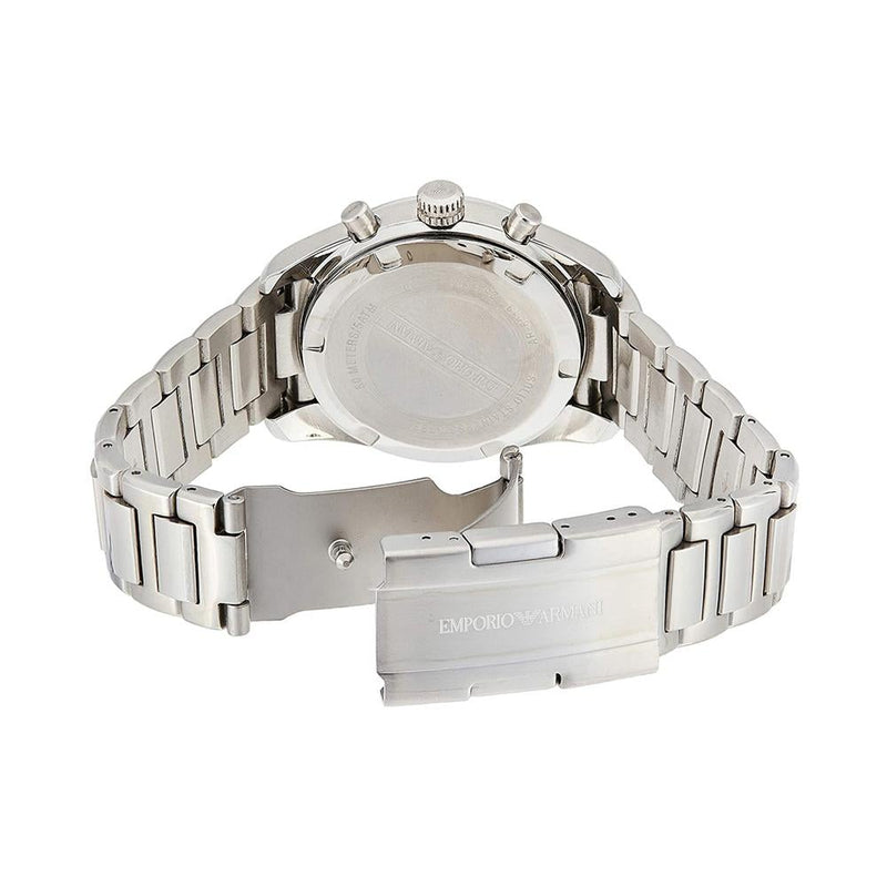 Chronograph Watch - Emporio Armani AR6013 Men's Sportivo Silver Chronograph Watch