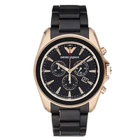 Chronograph Watch - Emporio Armani AR6066 Men's Black Watch