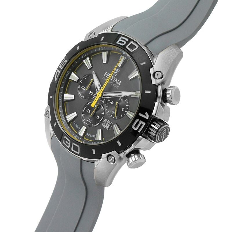 Chronograph Watch - Festina F20544/8 Men's Black Chrono Bike 2021 Watch
