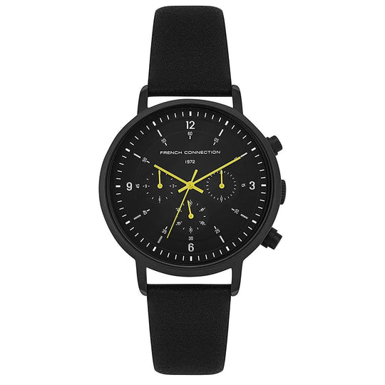 French Connection FC140BB Men's Original Black Chronograph Watch