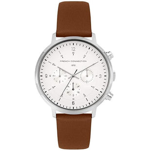 Chronograph Watch - French Connection FC140ST Men's Original Brown Chronograph Watch