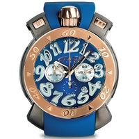 Chronograph Watch - Gaga Milano Men's Blue Chrono Watch 8015E.01RU