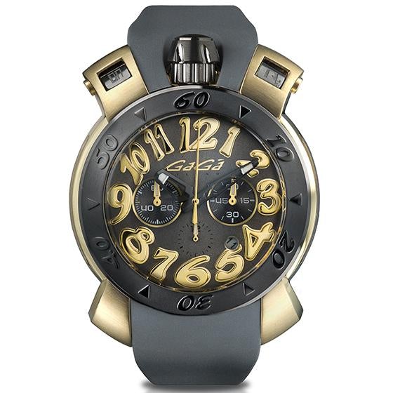 Chronograph Watch - Gaga Milano Men's Grey Chrono Watch 8014E.01RE