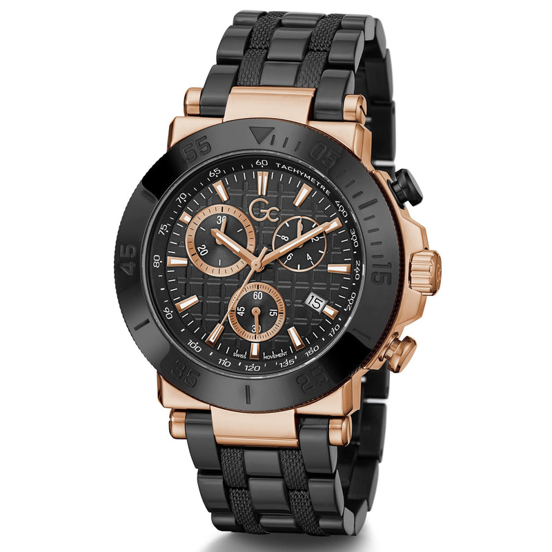 Chronograph Watch - GC One Men's Black Watch Y70002G2MF