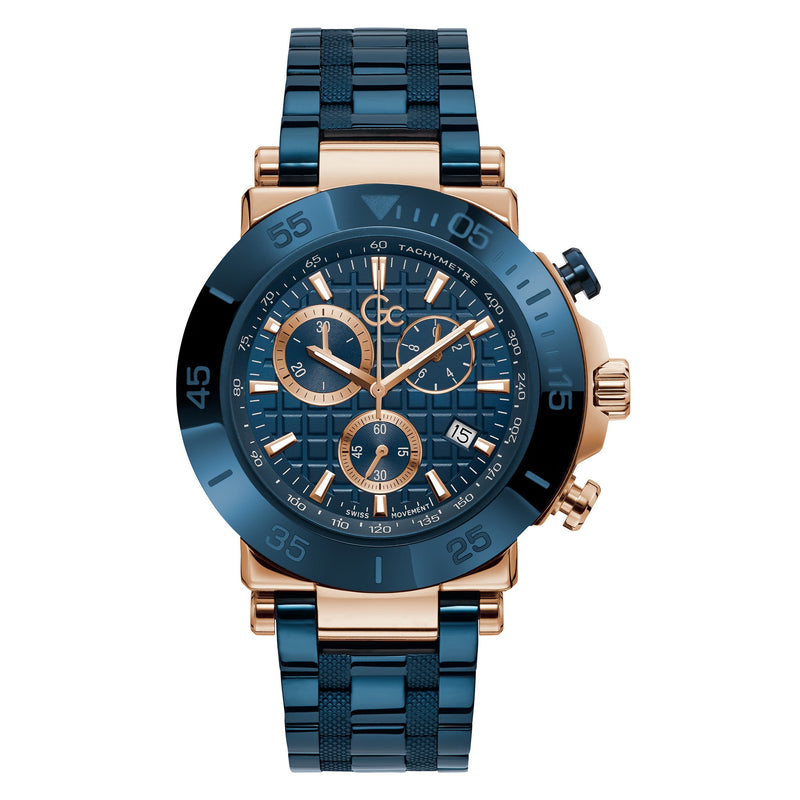 Chronograph Watch - GC One Men's Blue Watch Y70001G7MF
