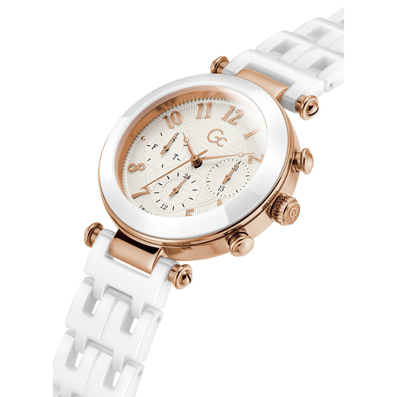 GC PrimeChic Ladies White Watch Y65001L1MF from WatchPilot™