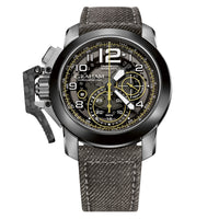 Chronograph Watch - Graham Anthracite Chronofighter Steel Target Watch 2CCAC.B16A