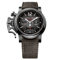 Chronograph Watch - Graham Anthracite Chronofighter Vintage Ltd Watch 2CVAV.B19A