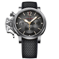 Chronograph Watch - Graham Black Chronofighter Grand Vintage Watch 2CVDS.B25A