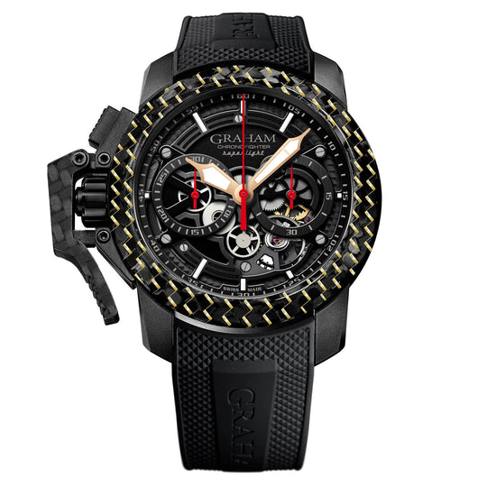 Graham Black Chronofighter Superlight Skeleton Watch 2CCBK.B25B