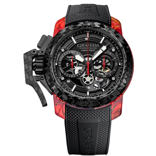 Graham Black Chronofighter Superlight Skeleton Watch 2CCCK.B41A