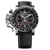 Chronograph Watch - Graham Black Chronofighter Vintage GMT Watch 2CVBC.B15A