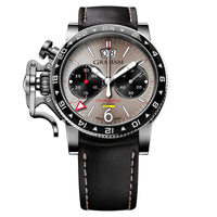 Chronograph Watch - Graham Black Chronofighter Vintage GMT Watch 2CVBC.S07A