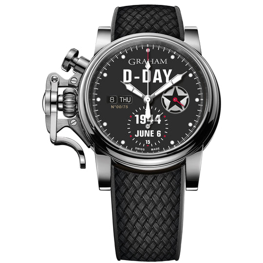 Graham Black Chronofighter Vintage Ltd Watch 2CVAS.B30A