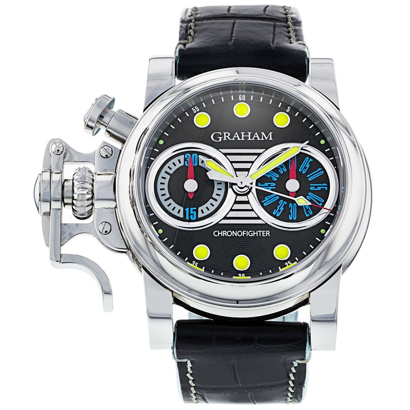 Chronograph Watch - Graham Black Chronofighter Watch 2CRBS.B05A