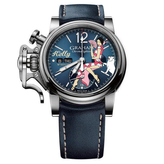 Graham Blue Chronofighter Vintage Ltd Watch 2CVAS.U08A