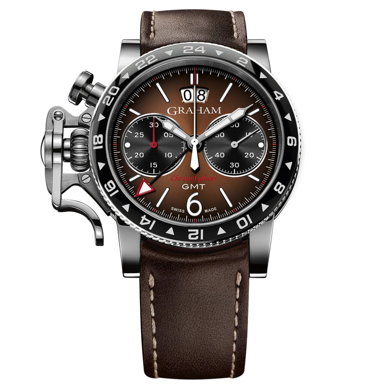 Chronograph Watch - Graham Brown Chronofighter Vintage GMT Watch 2CVBC.C01A