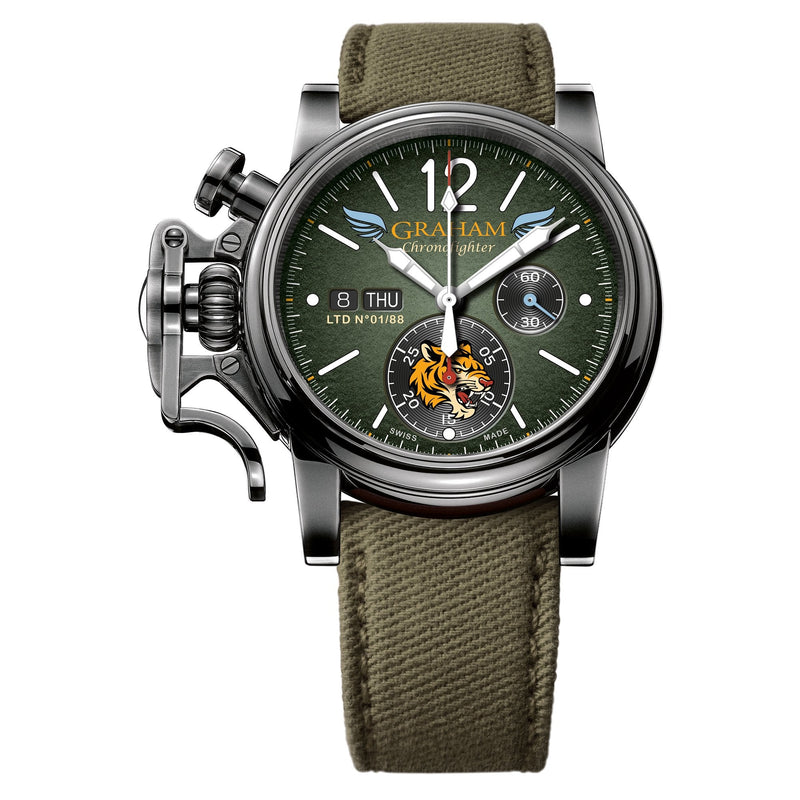 Chronograph Watch - Graham Green Chronofighter Vintage Ltd Watch 2CVAV.G03A