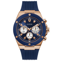 Chronograph Watch - Guess GW0057G2 Men's Poseidon Blue Watch