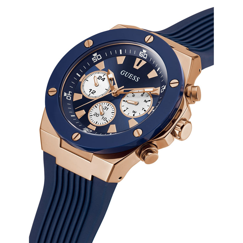 Chronograph Watch - Guess GW0057G2 Men's Poseidon Blue Watch