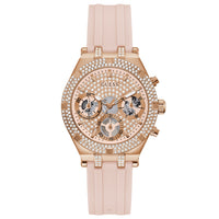 Chronograph Watch - Guess GW0407L3 Ladies Heiress Rose Gold Watch