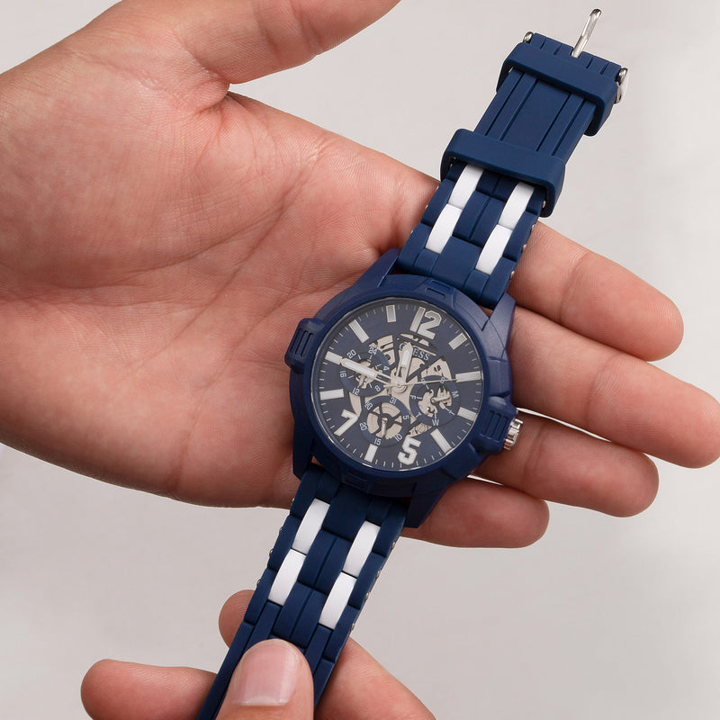 Chronograph Watch - Guess GW0428G3 Men's Striker Blue Watch