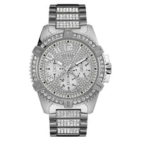 Chronograph Watch - Guess W0799G1 Men's Frontier Silver Watch