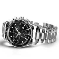 Chronograph Watch - Hamilton Jazzmaster Seaview Chrono Men's Black Watch H37512131
