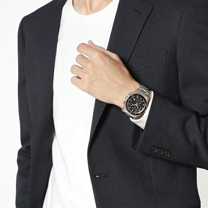 Hamilton Jazzmaster Seaview Chrono Men s Black Watch H37512131