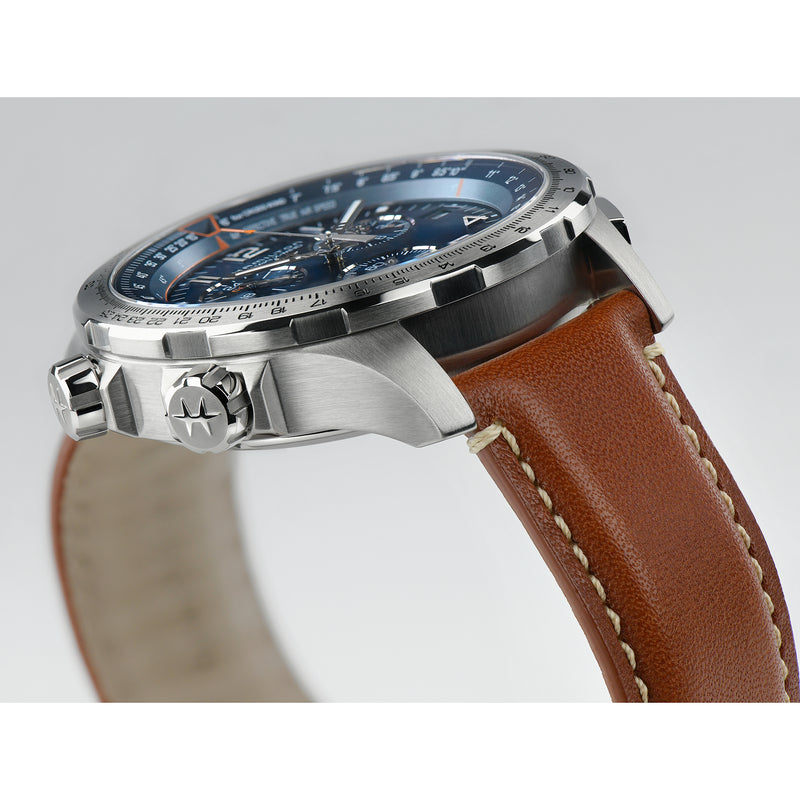 Chronograph Watch - Hamilton Khaki Aviation XWind GMT Quartz Men's Blue Watch H77922541