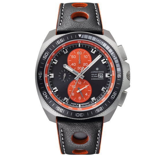 Junghans 1972 Chronoscope Men's Orange/Black Watch 14/4200.00