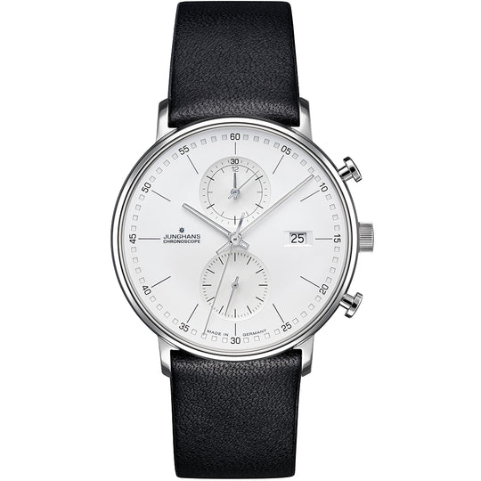Junghans FORM C Chronoscope Men's White/Black Watch 41/4770.00