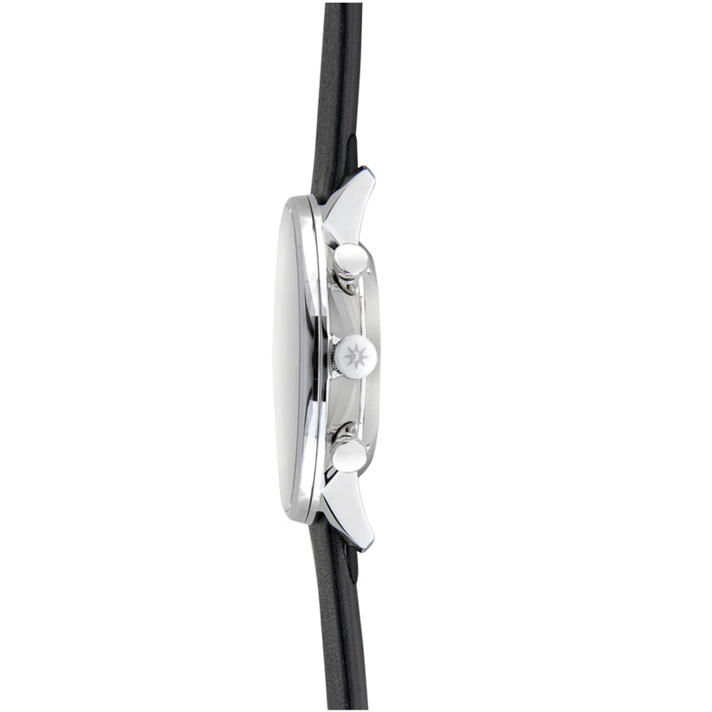 Chronograph Watch - Junghans FORM C Chronoscope Men's Black Watch 41/4770.00