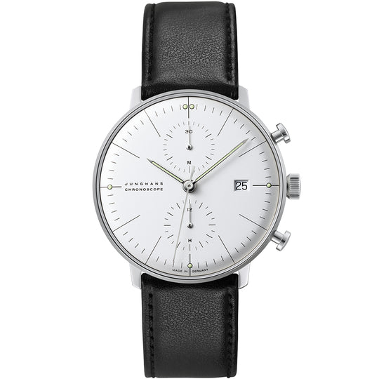 Junghans Max Bill Chronoscope Men's White/Black Watch 27/4501.03