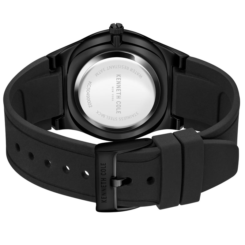 Chronograph Watch - Kenneth Cole Men's Black Watch KC50490002