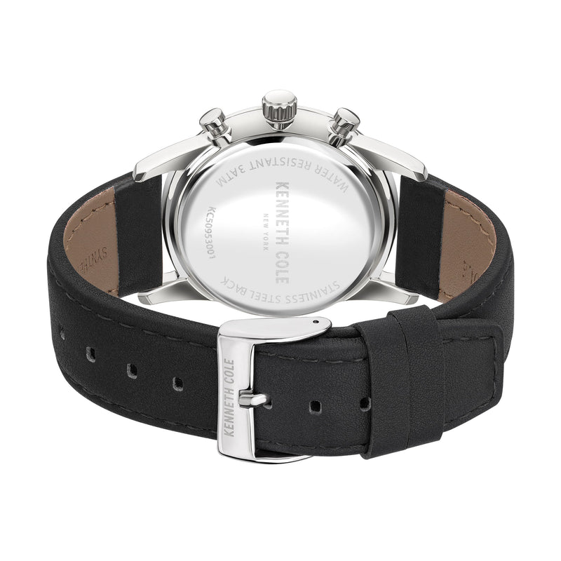 Chronograph Watch - Kenneth Cole Men's Black Watch KC50953001