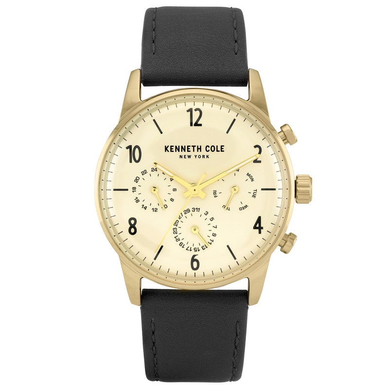Chronograph Watch - Kenneth Cole Men's Black Watch KC50953005