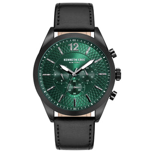 Chronograph Watch - Kenneth Cole Men's Black Watch KC51085002