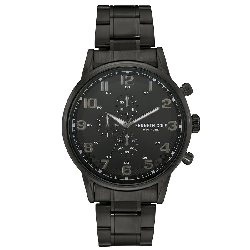 Chronograph Watch - Kenneth Cole Men's Black Watch KC51092003