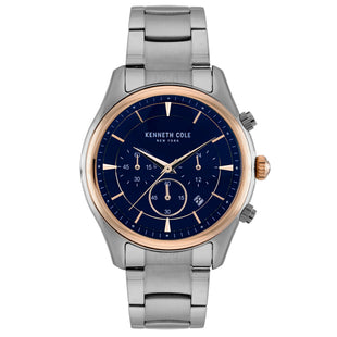 Chronograph Watch - Kenneth Cole Men's Blue Watch KC50946002