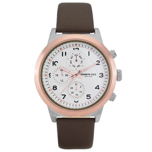 Chronograph Watch - Kenneth Cole Men's Brown Watch KC50884001
