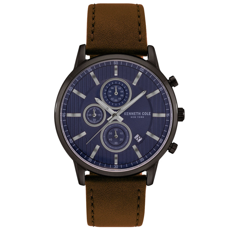 Chronograph Watch - Kenneth Cole Men's Brown Watch KC50944001