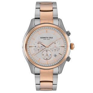 Chronograph Watch - Kenneth Cole Men's Two-Tone Watch KC50946003